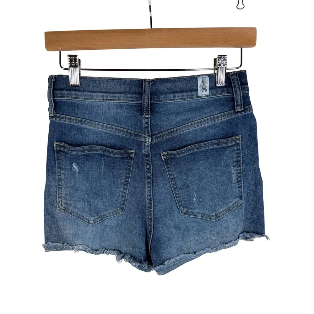 Altar'd State High Rise Denim Shorts size 26‎ Blue